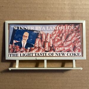 RARE Vtg COCA-COLA Advertising Salesman SAMPLE BILLBOARD Max Headroom Kodak Pic