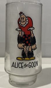 1975 Rare Prototype Of Popeye Coca-Cola Kollect-A-Set Alice The Goon Glass