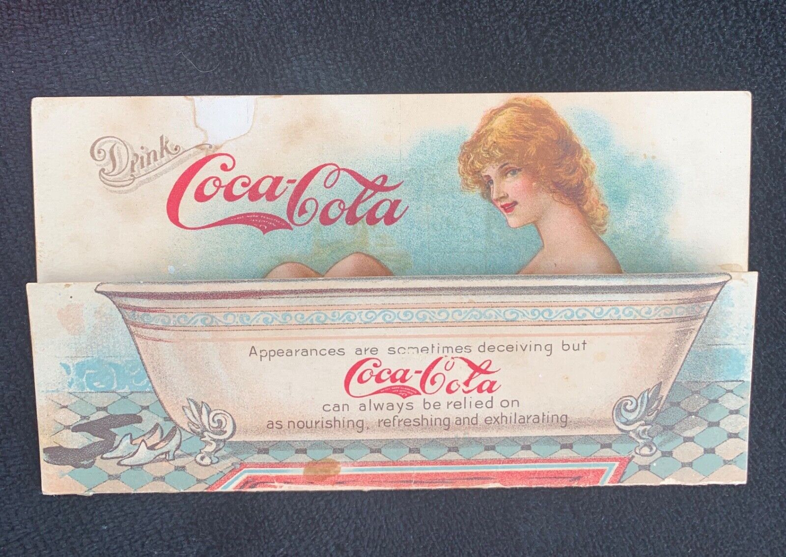 1907 Coca-Cola folding trade card
