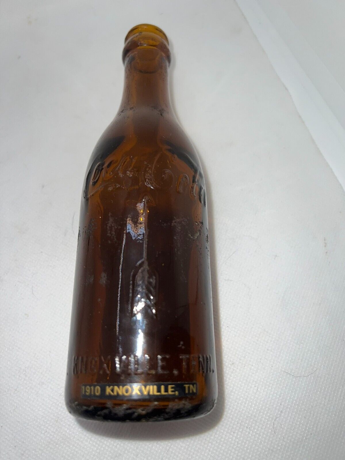 Amber Root Arrow Knoxville Tennessee Vintage 1910 Coca Cola Bottle