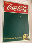 ORIG AUTHENTIC VTG ADVERTISING SIGN 1941 COCA COLA MENU BOARD CHALKBOARD DINER