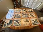 19 Vintage 1943 WW2 Planes Coca Cola Cardboard Prints Customer Advertising READ