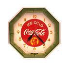 1930's COCA-COLA 'SILHOUETTE GIRL NEON ADVERTISING CLOCK ~ REFURBISHED
