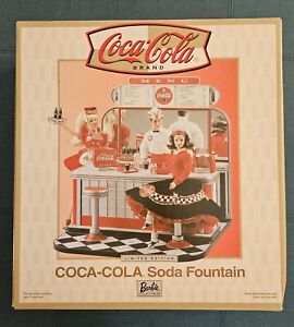 BARBIE COCA COLA SODA FOUNTAIN and KEN DOLL, NIB!