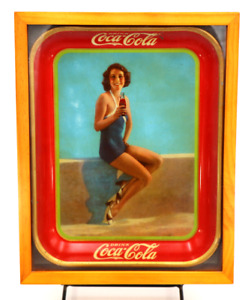 1933 Coca Cola Tray Original - Frances Dee Paramount Player (Good Condition)