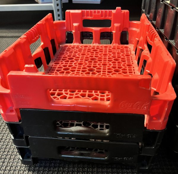 Lot Of 10 Coca Cola Crate Hard Plastic 11x17 Bottle Carrier Norseman Mix Match