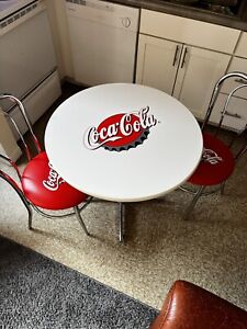 Coca Cola Collectible Table Chair Set