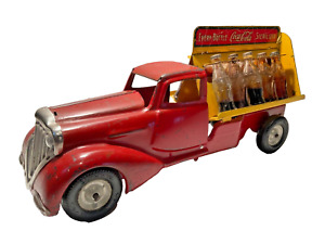 Vintage 1930's METALCRAFT Pressed Steel COCA-COLA COKE DELIVERY TRUCK Art Deco