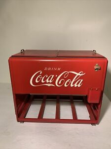 Vintage 1939 Coca Cola Salesman Sample Cooler W/Pages