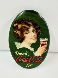 ANTIQUE 1918 COCA COLA POCKET MIRROR