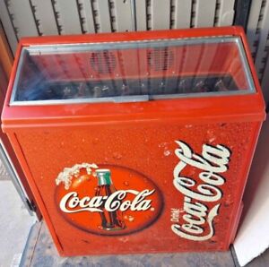 Coca-Cola Pop Up Glass Door Cooler