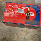 Vintage 1998 Coca Cola Downrod Fan 4 Blade Ceiling Fan Sportscart Damaged Box