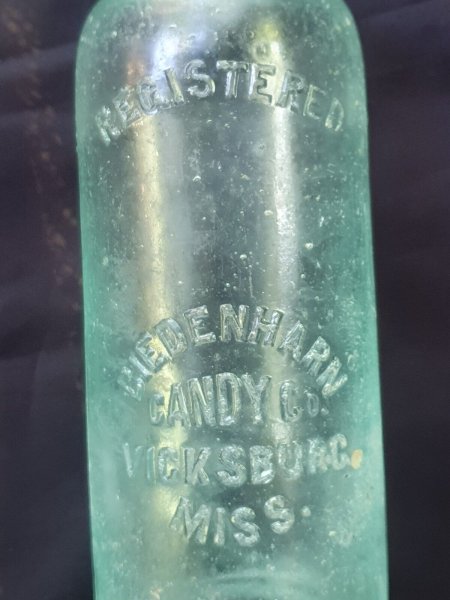 First Bottler Of Coca Cola Biedenharn Hutch Bottle Great Shape