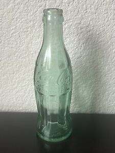 Pat Dec 25 1923 Coca Cola Coke Bottle Green Glass Woodland CA