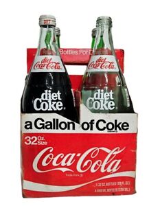 Coca Cola Coke 32oz Bottle 4 Pack With Carrier Mello Yello Squirt Unopened 1979