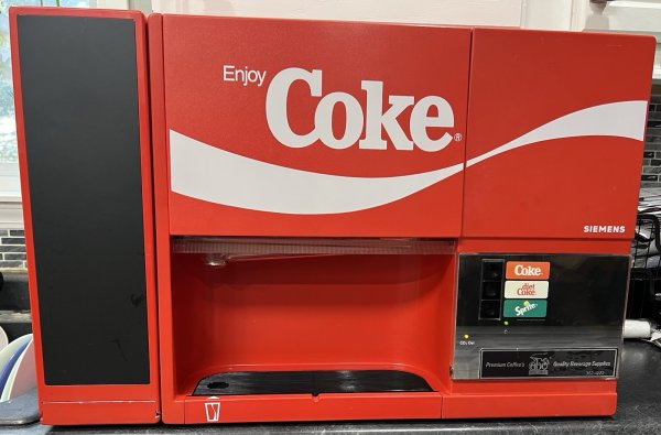 1980's Vintage Coca Cola Breakmate Pop Dispenser