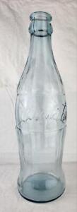 Awesome Large/Giant 20" Tall Coca Cola Store Display Glass Soda Bottle