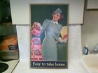 COCA COLA 1942 CARD BOARD POSTER SUPER MINT ORIGINAL AND SOOOOO RARE