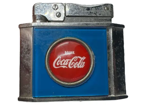 Vintage UNFIRED Perma Pic Made in Japan Coca Cola Lighter JPY