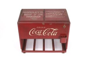 Vintage 1939 Salesman Sampler Coca-Cola Mini Cooler Box