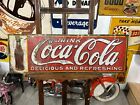 Vintage 1923 Bottle Coca-Cola Metal Sign GAS OIL SODA 35  x 12