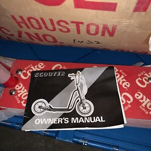 New In Box 1980’s Childs Coca Cola Scooter  Unused Pickup only