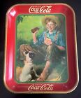 1931 Original Coca-Cola Diner Tray Boy & Dog, VERY RARE Nice Condition! WOW!
