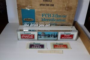 Rare VINTAGE CORNELIUS COCA-COLA & FANTA COUNTER TOPPER SIGN LIGHT NEW OLD STOCK