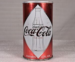 Old Coca Cola Tab Top Soda Can Diamond Logo Coke Salt Lake City Utah UT Pre Zip