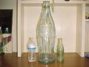 COCA-COLA HUGE 20'' STORE DISPLAY ADVERTISING BOTTLE. DEC.25,1923. VINTAGE.NICE!