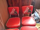 RARE 4 Vintage Coca-Cola style chair COLLECTIBLE officially licensed GREAT DEAL