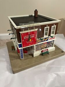 Danbury Mint Coca-Cola Corner Drug Store Clock - New and complete