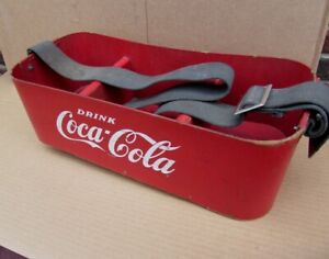 Vintage Antique Coke Coca Cola Stadium Carrier Masonite SUPER CLEAN