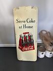 1947 Original Coca-Cola Pilaster Sign - No Button - VG Condition 40” Coke Pillar