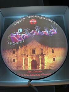 Vtg 2000 Coca-Cola San Antonio Texas Holiday Christmas Lighted Sign 002/300 NOS