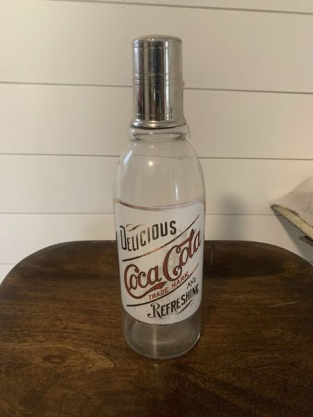 1900s Coca Cola Bar Back Syrup Bottle! Vary Good Condition No Cracks!