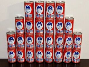 1984 DETROIT TIGERS WS CHAMPS COCA-COLA CANS, EMPTY & SEALED, SET OF 26-RARE!