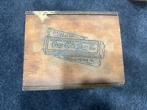 RARE 1903-1905 Coca Cola gum Atlanta GA Shipping Box box Pre Franklin Caro
