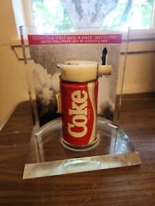 RARE 1985 Coca Cola First Taste In Space Can And Display WOW!!!