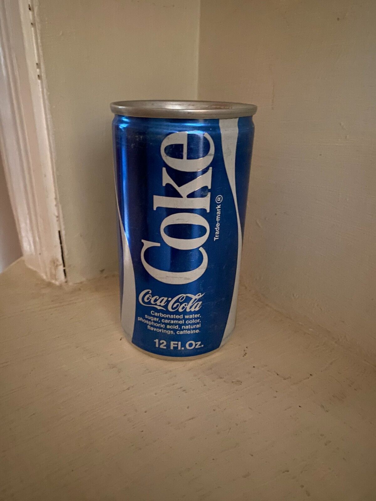 Rare Blue Coke - Coca Cola Prototype Test Pull Tab Soda Can 1973  #1