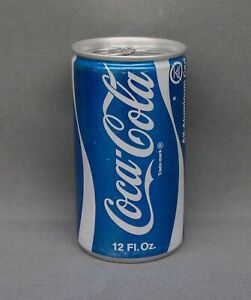 Coca-Cola Blue/White All Aluminum Air Sealed Pull Tab Soda Can