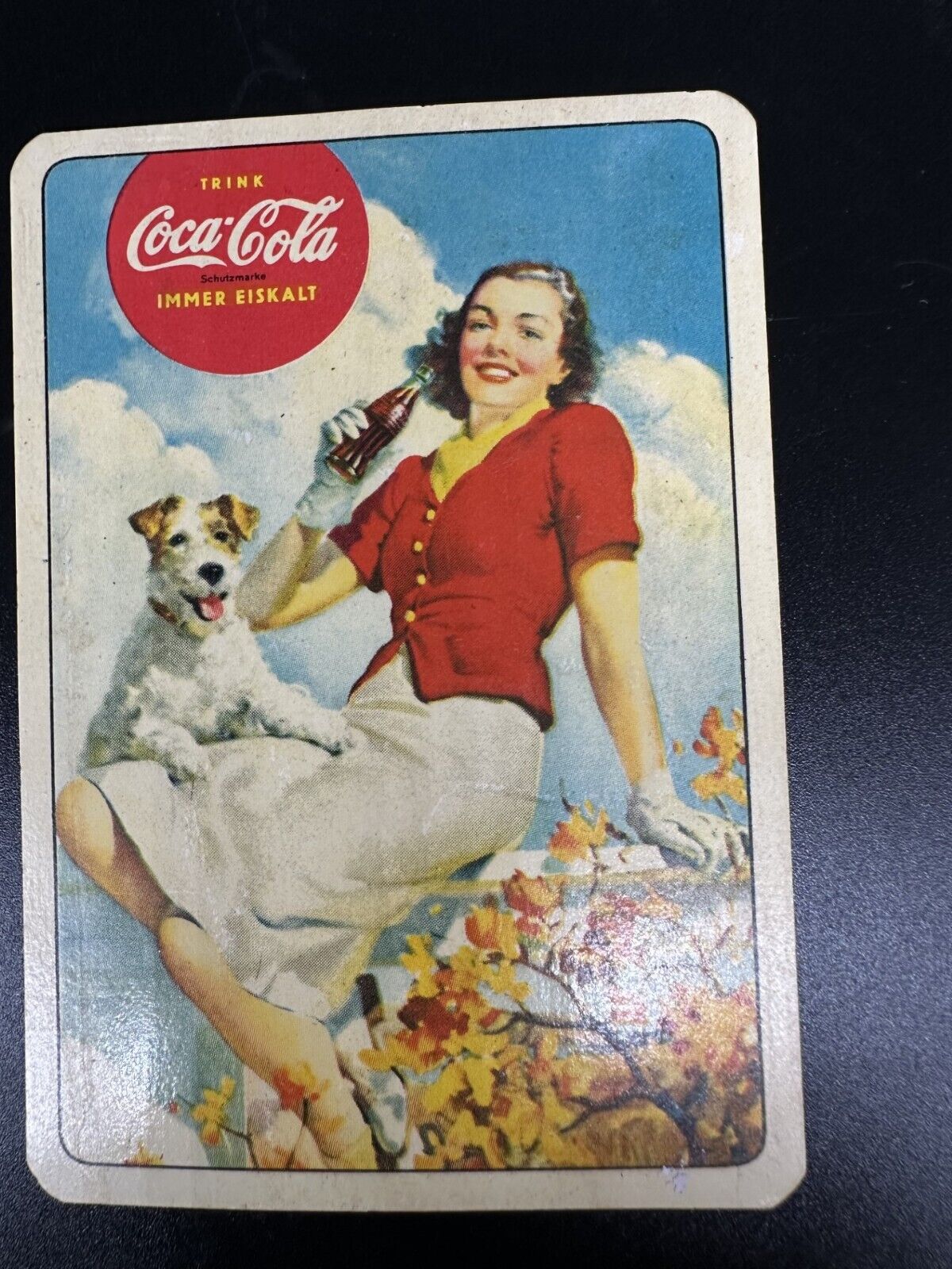 Coca Cola wallet calendar  1939  GERMAN  DEUTSCH