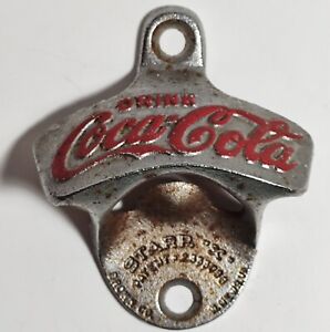 Antique Original Starr X Coca Cola Germany Wall Mount Bottle Opener Circa 1940