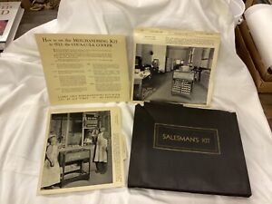 RARE 1930s Coke COCA COLA Glascock Cooler Salesman & Merchandising Kit