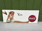 Vtg 1946 Coca-Cola "Yes Girl" Cardboard Advertising Sign RESERVED FOR Scot!