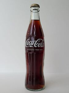 Coca-Cola Bottle 295ML China Clear Glass Full Collector Condition Vintage Coke