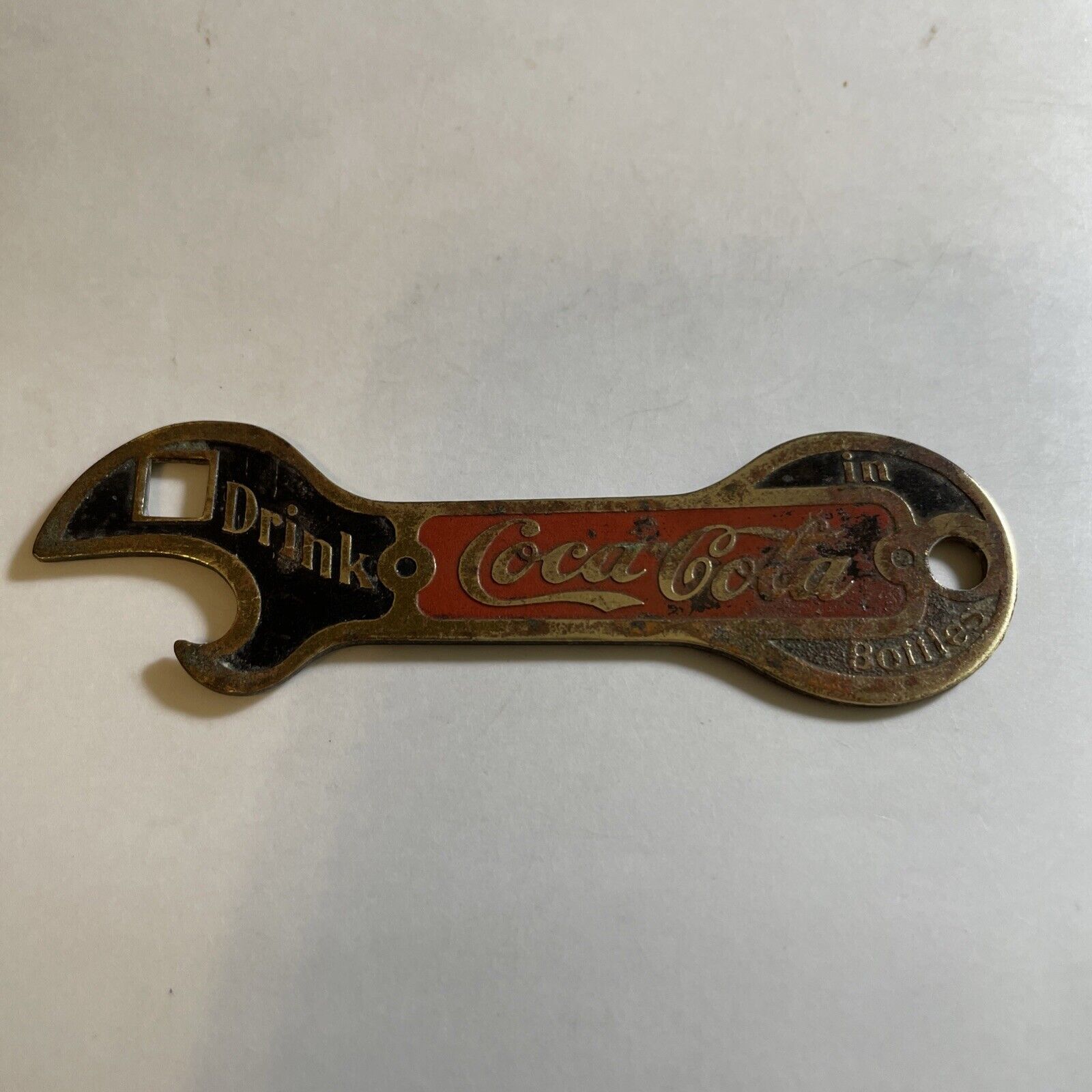 RARE VINTAGE  Coca-Cola Coke Bottle Opener & LAMP CARBIDE COLORFULL OPENER 3 1/4