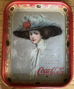 1910 Coca Cola Tray "The Coca Cola Girl"
