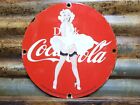 OLD VINTAGE COCA COLA PORCELAIN SIGN MARILYN MONROE SODA POP BEVERAGE COKE DRINK