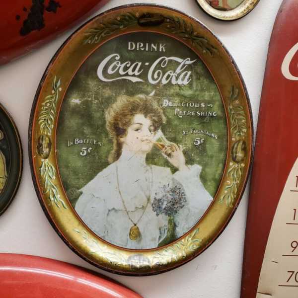 1906 Original Coca-Cola Advertising Tray